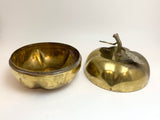 Brass Apple Trinket Box