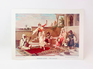 Moorish Scene ‘The Dancer’, Vintage Print from Frank Leslie’s Popular Monthly 1897