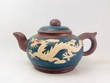 Vintage Yixing Clay Dragon Teapot Set