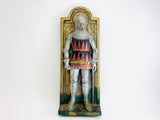Vintage Marcus Designs Chalkware Knight Hanging Plaque