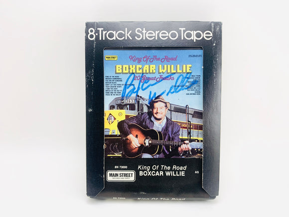 Boxcar Willie Signed 8 Track Stereo Tape