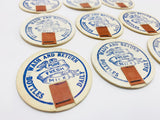 Set of 9 Vintage Milk Caps - Pure Fresh Milk, Wash and Return Bottles Daily