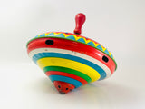 Vintage J. Chein & Co. Carousel Tin Toy Spinning Top