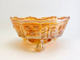 1908-1920 Fenton Panther Marigold Carnival Glass Berry Bowl