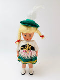 Vintage W. Germany Windup Dancing Doll with Key and Box