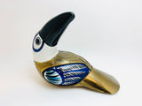 1970’s Sergio Bustamante Inspired Pottery and Bronze Bird Sculpture