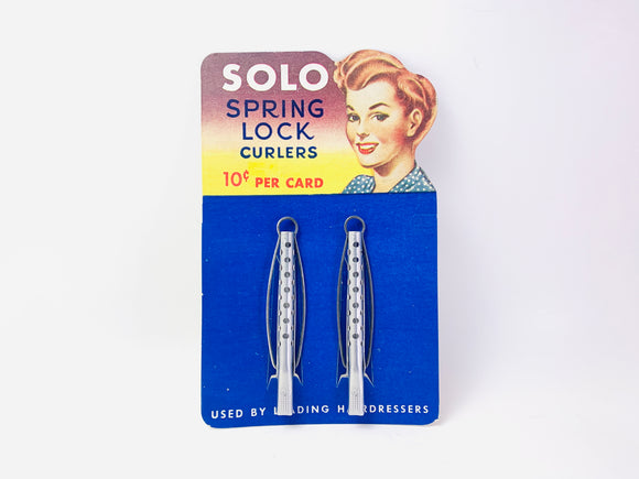 1950’s Solo Spring Lock Curlers