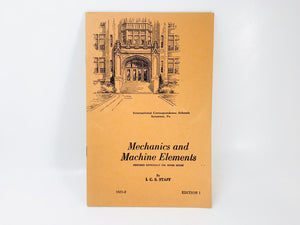 Mechanics and Machine Elements