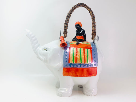 1920’s Takito Japan Elephant Teapot Blackamoor Egyptian