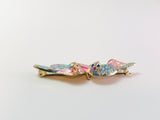 Vintage Pastel Birds Brooch