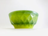 1960’s Anchor Hocking Fire King Small Green Diamond Dot Beverly Bowl