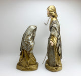 SOLD! 1950-60’s Lrg Joseph, Mary and Jesus Paper Mache Nativity