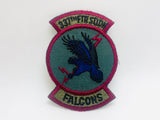 Vintage 337th FTR SQDN Falcons Embroidered Patch