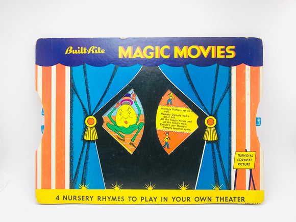 Vintage Built Rite Magic Movies Nursery Rhyme Theater