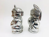 Vintage Native Indian Salt and Pepper Shakers, Kimberley BC Souvenir