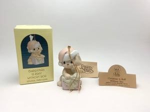 SOLD! 1989 Enesco Precious Moments Ornament “Christmas Is Ruff Without You”