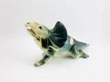 Vintage Horn Faced Dinosaur Porcelain Figurine