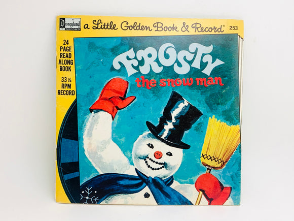 1976 Frosty The Snow Man Book and Record