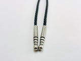 Spear Head, Mother of Pearl, Steer Head Leather Bolo Tie
