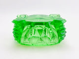 1940’s Green Glass Footed Salt Cellar