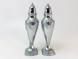 Vintage Occupied Japan Silver Toned Salt and Pepper Shakers