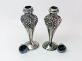 Vintage Monarch Silver Plated Lead Salt and Pepper Shakers