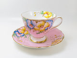 Vintage Gladstone ‘Laurentian’ Bone China Tea Cup and Saucer