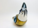 1970’s Sergio Bustamante Inspired Pottery and Bronze Bird Sculpture