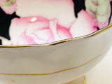 SOLD! Vintage Paragon H.M. Queen Mary Fine Bone China Floating Cabbage Rose Tea Cup and Saucer