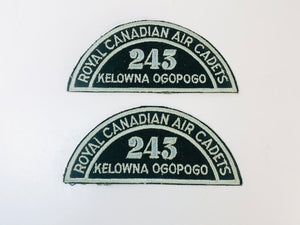  Canadian Air Cadets Kelowna Ogopogo Shoulder Patches