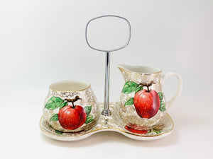 Vintage Midwinter Stylecraft Staffordshire England Cream and Sugar Set