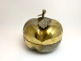 Brass Apple Trinket Box