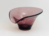 Vintage Viking Purple Glass Bowl with Pour Spout