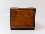 Vintage Wood Fireplace Matchstick Holder