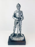 Vintage Armoured Knight Plastic Statuette