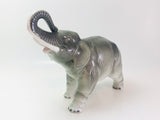 Vintage Sitzendorf Germany Porcelain Elephant