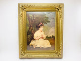 SOLD! Vintage The Age of Innocence, Sir Joshua Reynolds Wood and Plaster Framed Print
