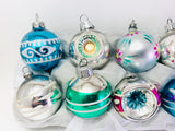 Vintage Small Glass Christmas Ornaments