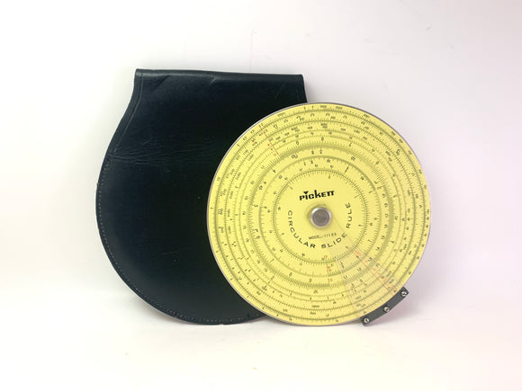 Vintage PICKETT Model 111-ES Circular Slide Rule