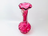 Vintage Cranberry Glass Vase