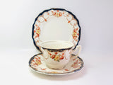 1930’s Myott Rosemary 3pc Tea Cup Set
