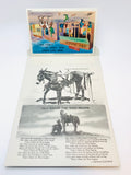 1940-50’s Wild West Fold Out Postcard Sanborn Souvenir Co