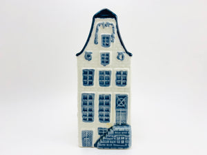 Vintage KLM BOLS Delft Miniature House No 9. Empty