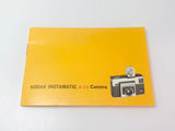 1970’s Kodak Instamatic X-15 Film Camera Instructions 
