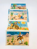 1940-50’s Wild West Fold Out Postcard Sanborn Souvenir Co