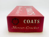 SOLD! 1940’s JP Coats Chain Mercer-Crochet White Cotton Thread, Full Box