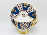 SOLD! Royal Albert 1900’s Regency Blue Teacup and Saucer