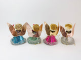 Vintage Paper Angels Christmas Ornaments