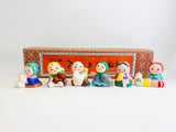 Vintage Haishan Clay Wuxi Dolls in Original Box
