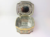Vintage Mosaic Toffee Tin